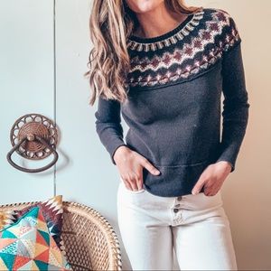 Free People Swoop Neck Knit Thermal